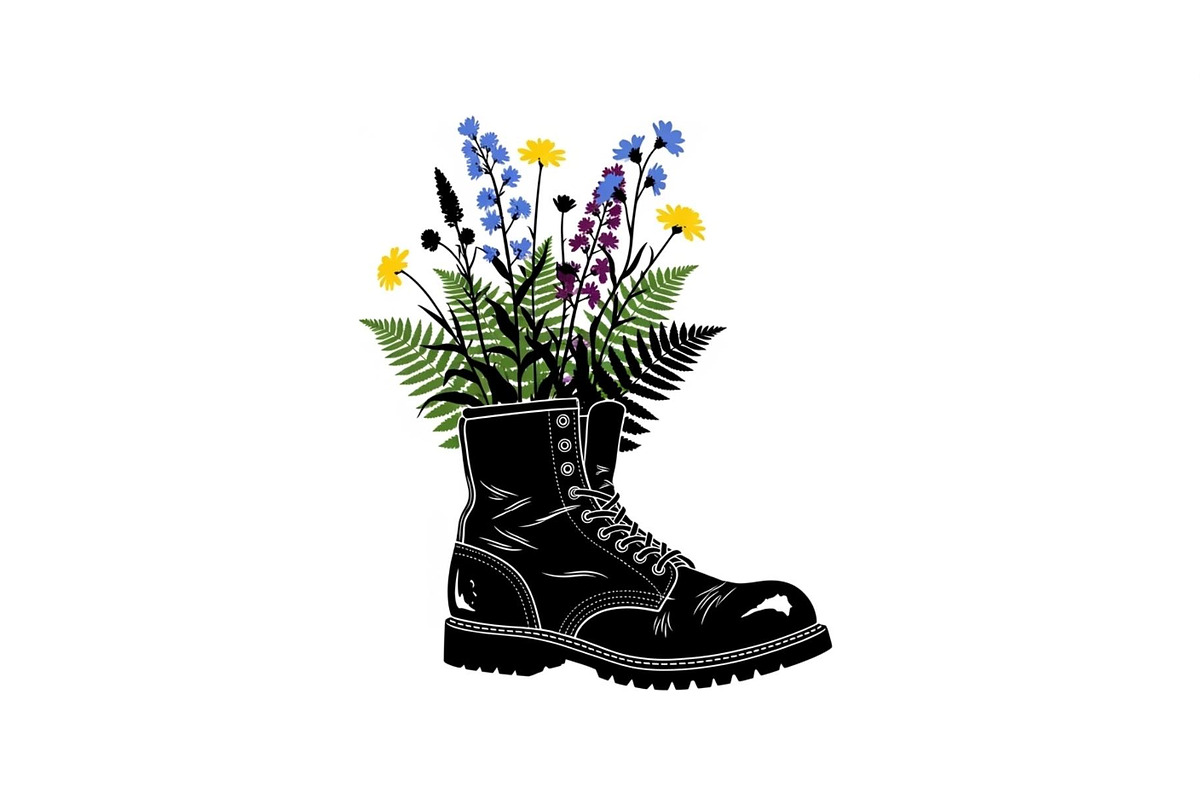 Floral Boot Silhouette Bundle, an Illustration by Gaye Art (Photo 16 of 31)