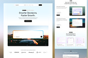 AI Landing Page Design, an UI Kit Template by Ahmed Rubel (Thumbnail 2 of 5)