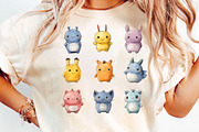 Kawaii Animal Pack PNG, an Animal Illustration by DreamCafeArt (Thumbnail 4 of 6)