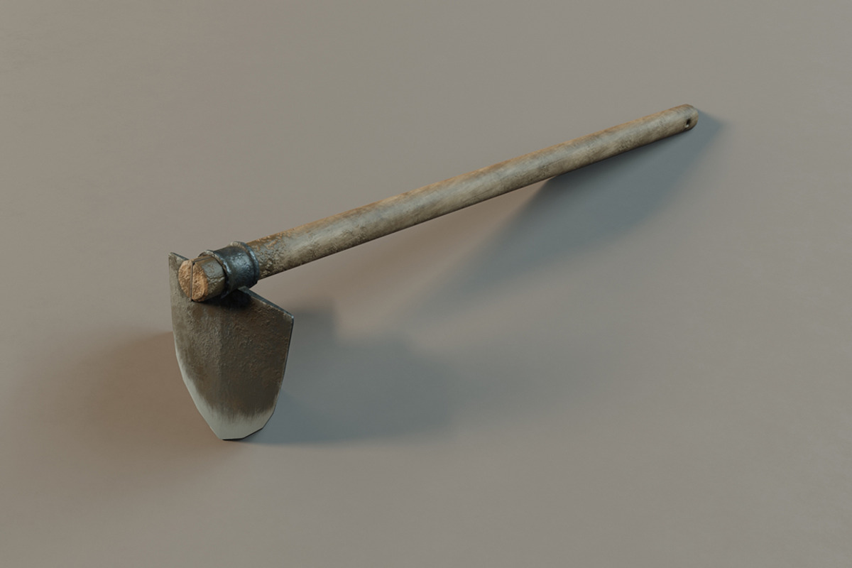 Hoe used, an Object 3D Model by mockupzz (Photo 2 of 7)