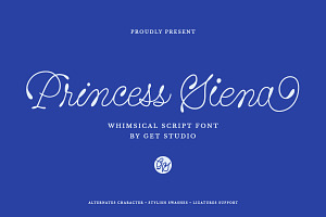 Princess Siena - A Whimsical Script