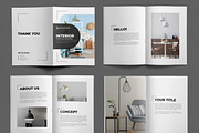 Interior Portfolio Template, a Magazine Template by ContestDesign (Thumbnail 2 of 3)