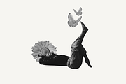 Black & White Collage Creator Bundle, an Illustration by 98 Created (Thumbnail 4 of 10)