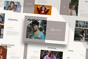 AURELIA - Google Slide Template