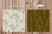 Wildflowers Digital Papers, a Pattern Graphic by Hand drawn Boutique (Thumbnail 4 of 8)