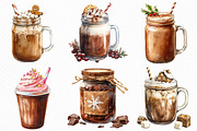 Christmas Hot Cocoa Mason Jar PNG, an Illustration by Craft Nest (Thumbnail 5 of 6)