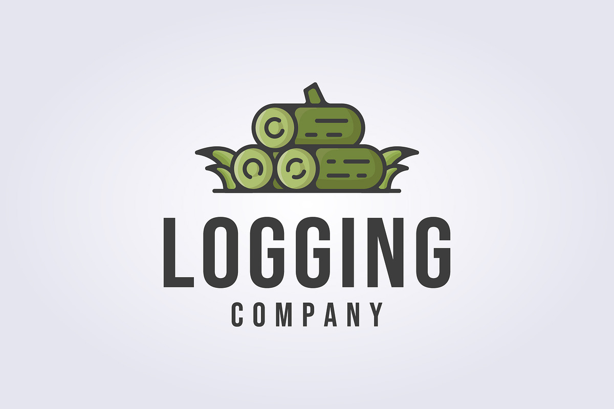 3 logs logo logging icon symbol, a Branding & Logo Template by Lodzrov