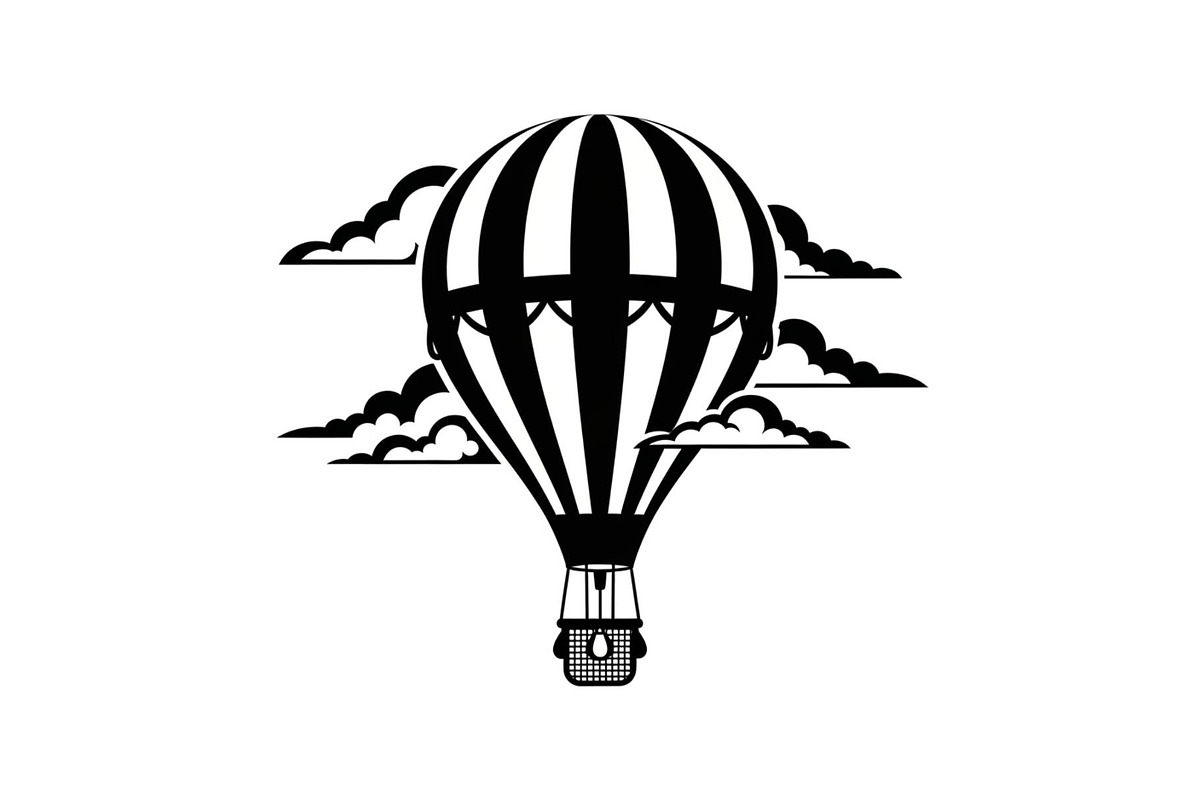 Hot Air Balloon Sky Bundle, an Illustration by yasushie (Photo 17 of 31)