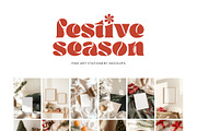 Festive Season Christmas Card Mockup, a Product Mockup by Muse Mockups (Thumbnail 11 of 15)