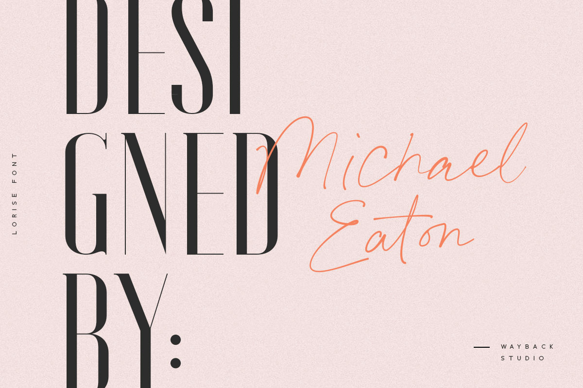 Lorise Font, a Sans Serif Font by vuuuds (Photo 11 of 21)