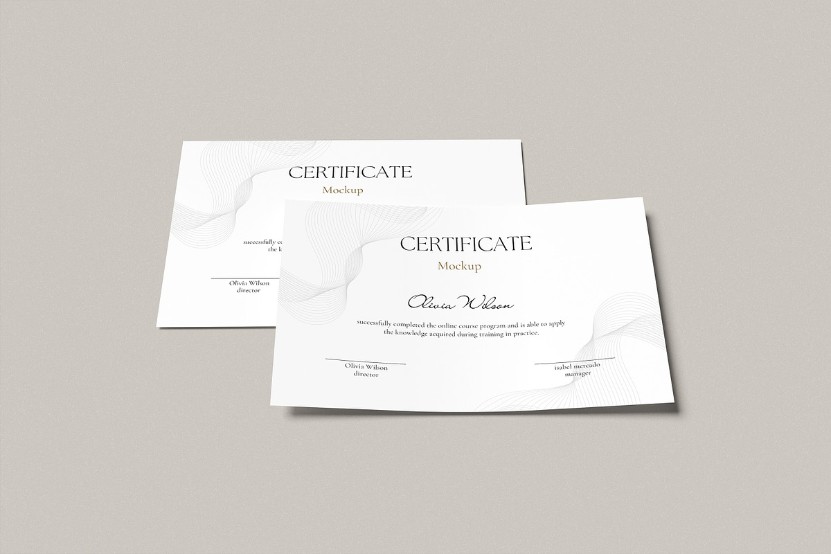 Certificate Mockup, a Brochure Template by Twins_studio926 (Photo 5 of 5)