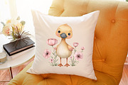 Watercolor Cute Animals Clipart, an Illustration by Sublimation Artist (Thumbnail 6 of 6)