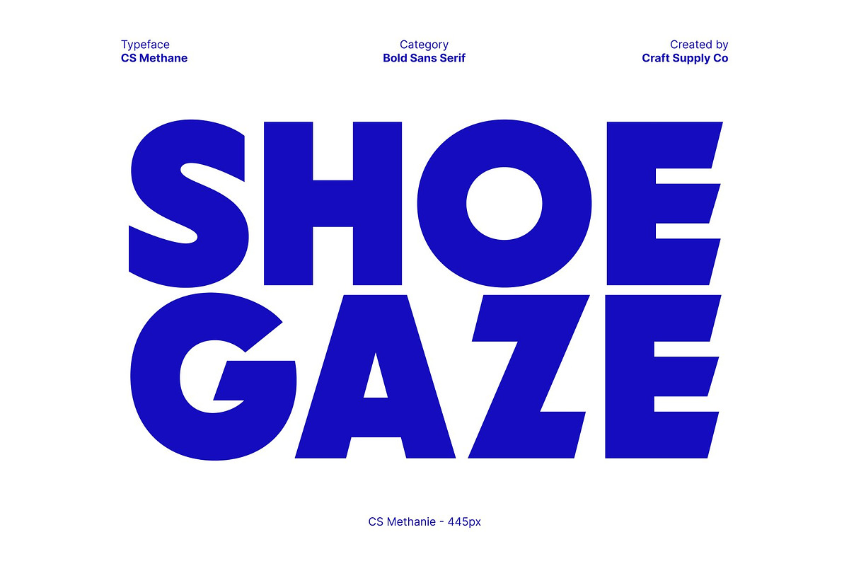 CS Methane – Bold Sans Serif, a Sans Serif Font by Craft Supply Co. (Photo 2 of 8)