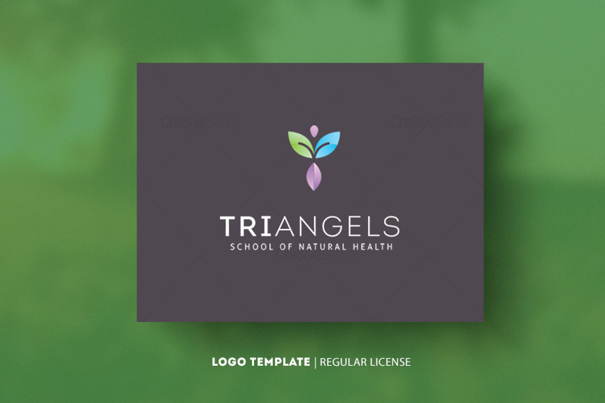 TriAngels-TemplateLogo, a Branding & Logo Template by Cre8iveSense (Photo 1 of 5)
