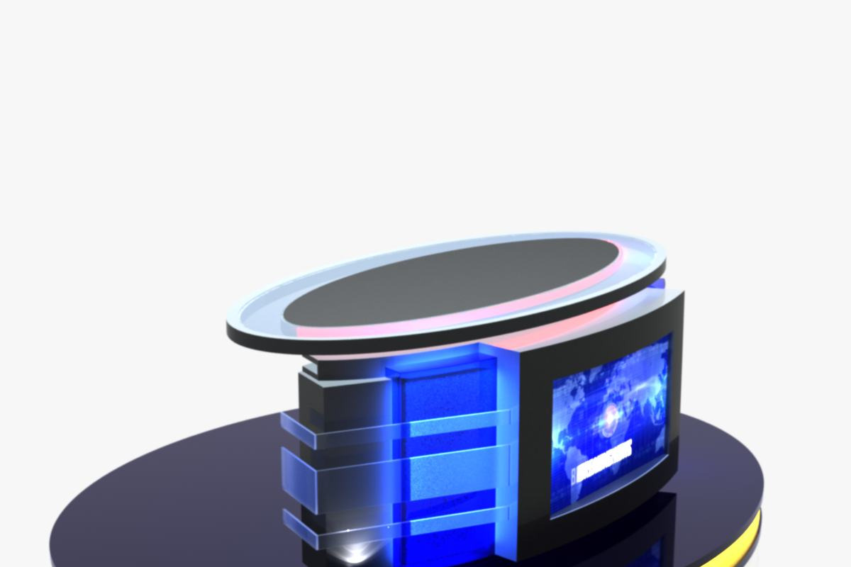 TV Studio Desk Collection (12 PCS), a Furniture 3D Model by akerStudio (Photo 141 of 153)