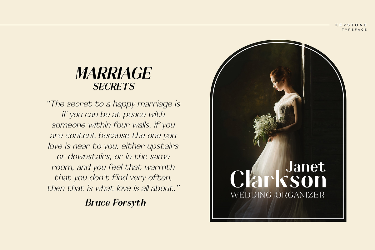 Keystone - an elegant sans, a Sans Serif Font by Java pep (Photo 6 of 12)