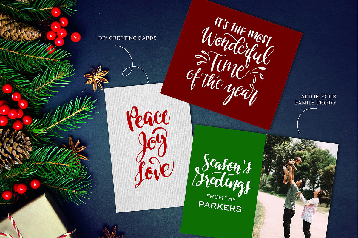 Christmas Brush Lettering, an Illustration by HappyHandsProject (Photo 3 of 3)