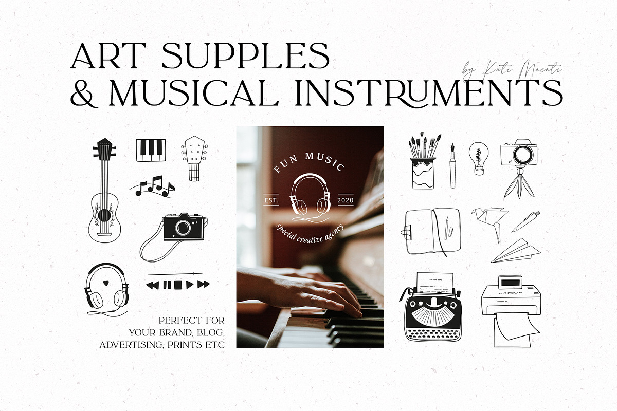 Home & Hobby | Line Logo kit, a Branding & Logo Template by Kate Macate (Photo 9 of 16)