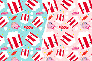 Patterns Kawaii Ice Cream & Sweets, a Pattern Graphic by Pia Kolle (Thumbnail 6 of 6)