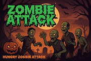 Zombie Hunger Halloween Zombie Font, a Blackletter Font by Ronny Studio (Thumbnail 3 of 9)