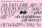 Nympha Luxurious Font - Reg Italic, a Font by Lacre Type Foundry (Thumbnail 3 of 8)