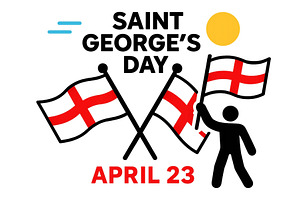 Celebration of Saint George's Day on, an Object Illustration by ZinetroN