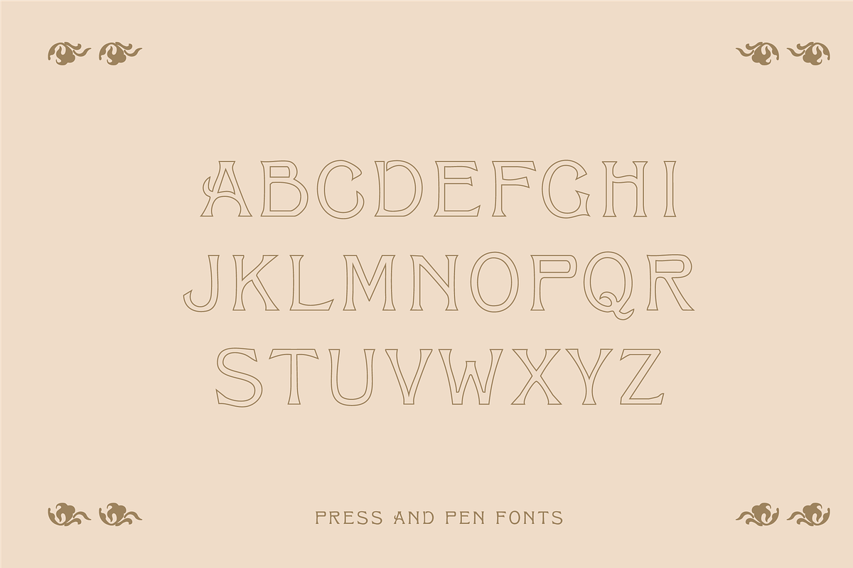 Hoxton: Elegant Serif, a Font by Press & Pen (Photo 3 of 8)