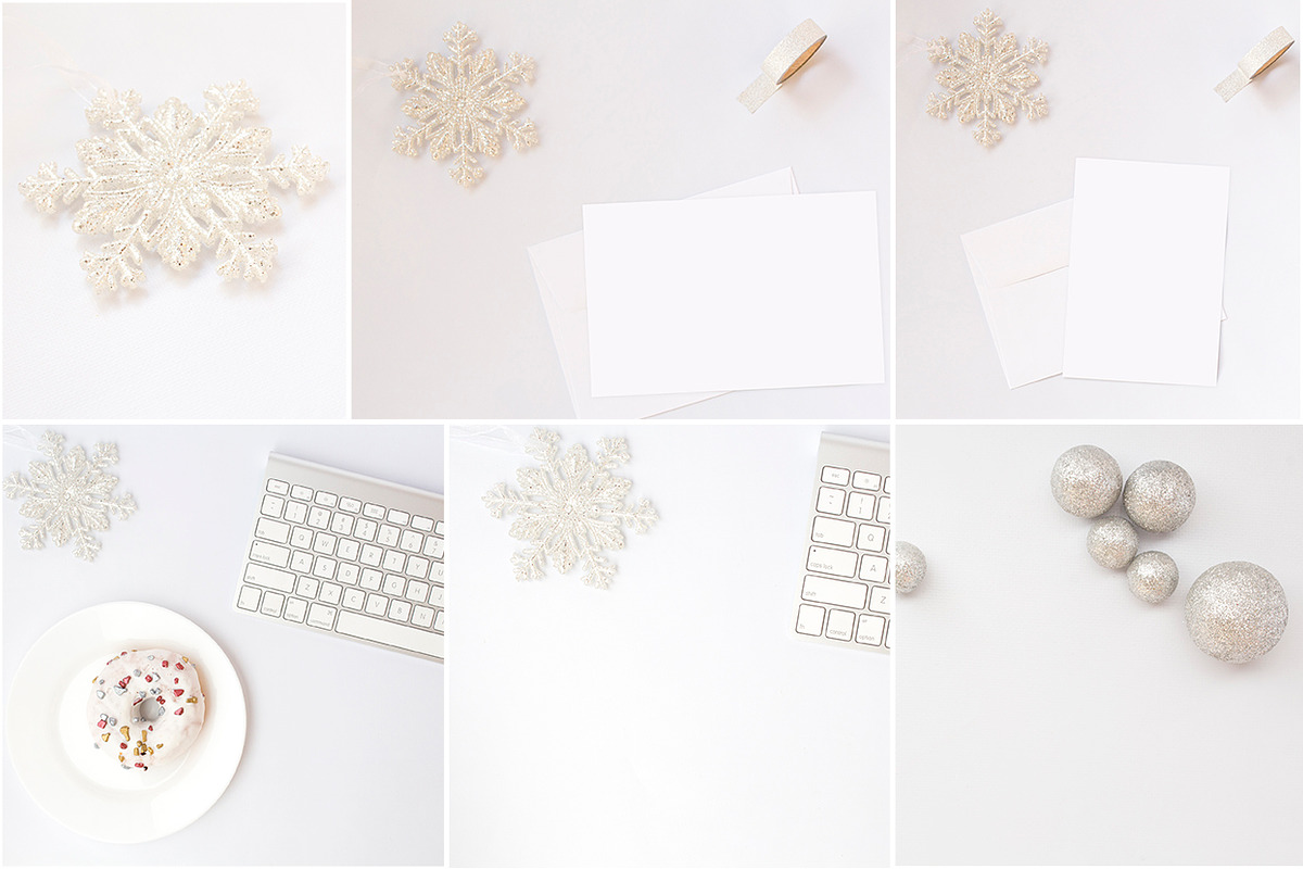 White Christmas Stock Photos, a Print Template by Kreanille Design (Photo 3 of 3)