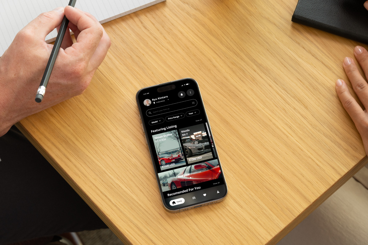 Ryoto – Modern Car Marketplace App, an App Template by productype1 (Photo 5 of 5)
