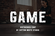 Game, a Sans Serif Font by Cotton White Studio (Thumbnail 1 of 9)