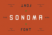 Sonoma Typeface, a Font by James Coffman Design (Thumbnail 1 of 3)