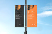 Street Pole Banner Mockup, an Advertising Mockup by AndikaGraphic (Thumbnail 2 of 4)