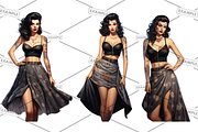 Rockabilly Women Bulk Bundle of 68, a Graphic by Jay Major Designs (Thumbnail 8 of 20)