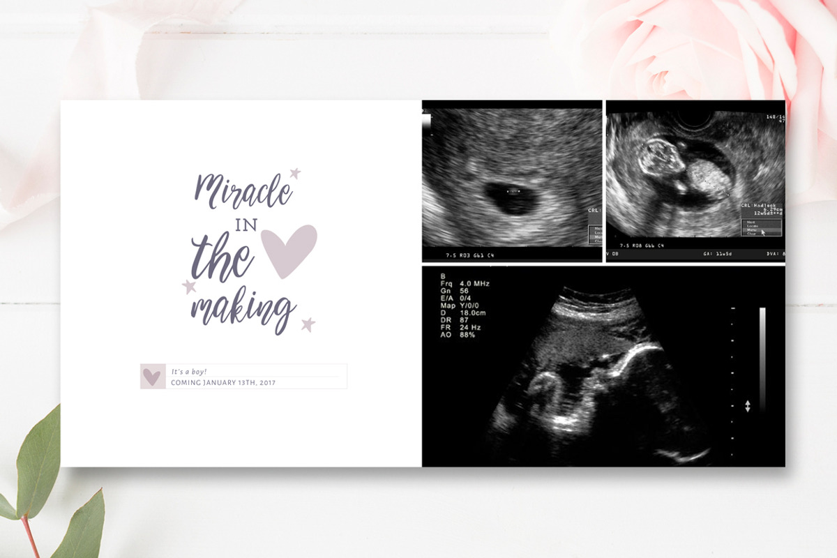 Baby Album Template PSD, a Magazine Template by By Stephanie Design