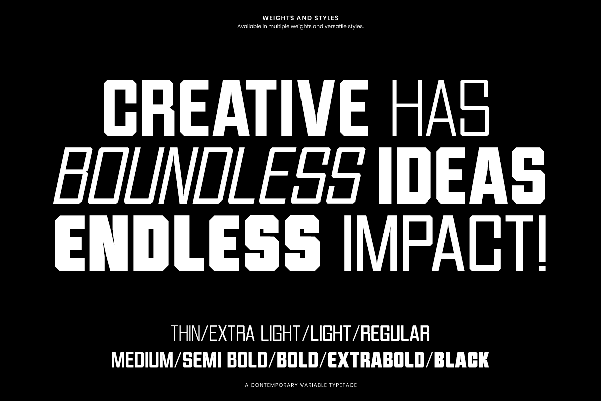 Voltera – Condensed Sans Font Family, a Sans Serif Font by Say Studio (Photo 5 of 10)