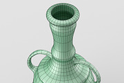 Decorative vase with two handles., an Object 3D Model by CGTales (Thumbnail 9 of 11)