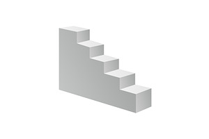 Minimal vector 3D staircase with