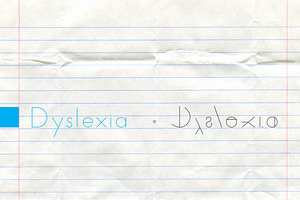 DYSLEXIA, a Font by minroe