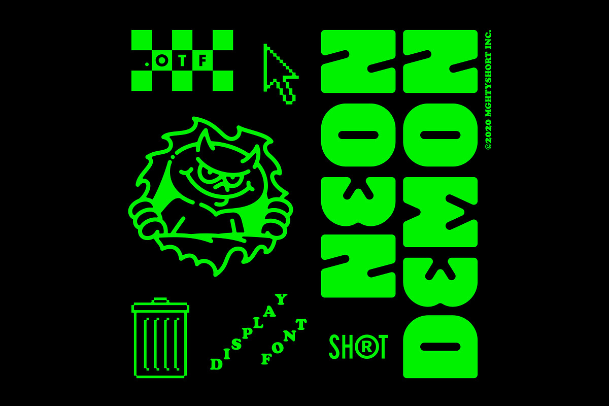 Neon Demon Font preview 4