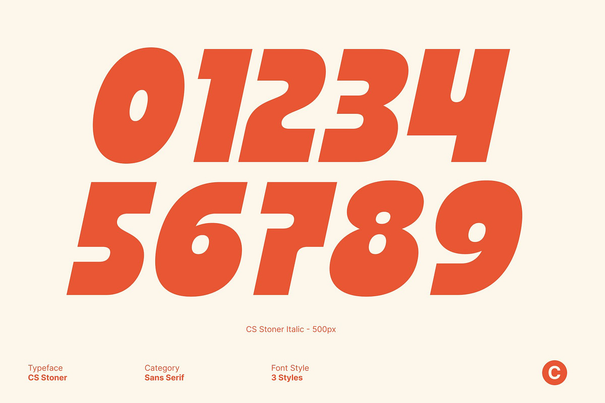 CS Stoner – Display Typeface, a Sans Serif Font by Craft Supply Co. (Photo 7 of 8)
