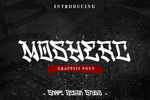 Mosherc - Graffiti Font