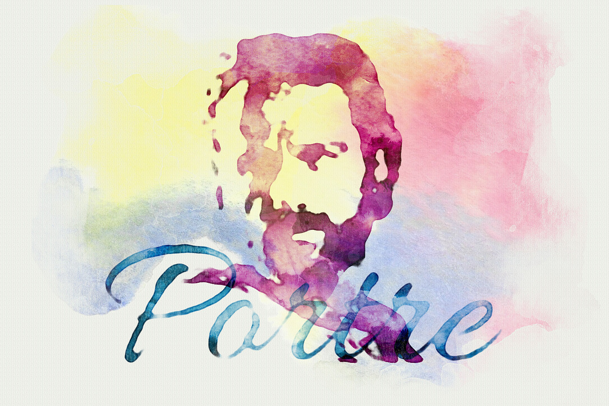 Watercolor Text Effects preview 3