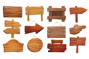 Wild west or old wooden board or, an Object Illustration by Elegant Solution