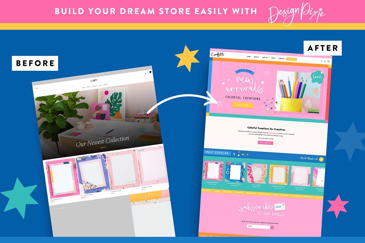 Colorful Shopify Theme | Confetti, a Shopify Template by Design Pixie (Photo 5 of 11)