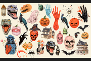 Halloween: Spooky Delights, a Seasonal Illustration by Lilithcollageart (Thumbnail 4 of 10)