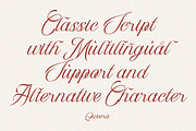 Denamola - Elegant Script Font, a Serif Font by Qweera Studio (Thumbnail 6 of 12)