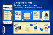 Company Hiring Instagram Carousel &, a Social Media Template by Attype (Thumbnail 1 of 5)