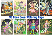 Battle Fairy Coloring Pages, a Decorative Illustration by Coco Bloom (Thumbnail 3 of 5)