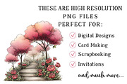 Spring Flowers Pathway Clipart, an Illustration by DreamPrint404 (Thumbnail 7 of 7)