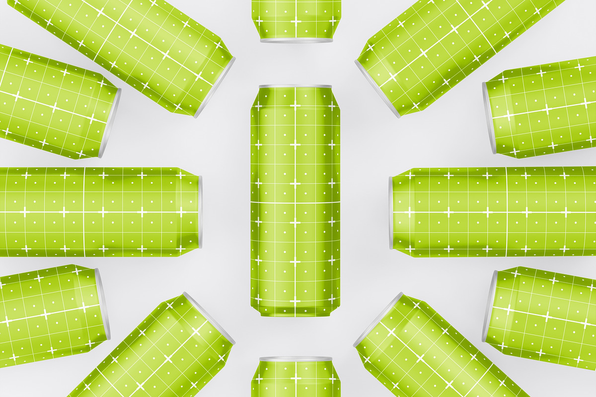 Set Metallic Cans Mockup, a Product Mockup by OneVectorStock (Photo 7 of 10)